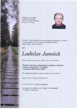 Smuteční oznámení Ladislav Janošek
