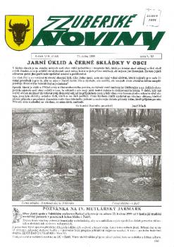 Zuberské noviny 1999 Duben