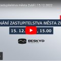Odkaz na přímý přenos zasedání Zastupitelstva města Zubří ve čtvrtek 15.12.2022 v 15.00 hodin